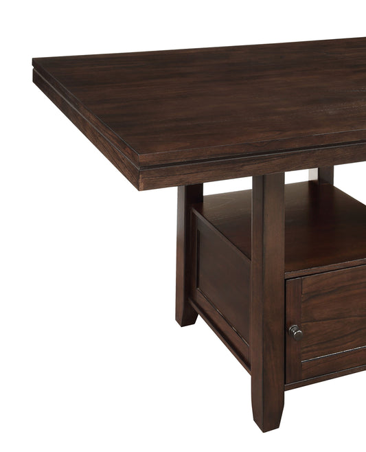 Yorktown - Counter Table - Dark Brown - Hornell Furniture Outlet