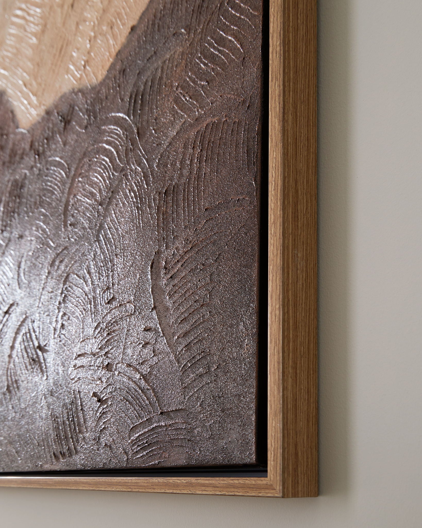 Fanthorne - Tan / Brown / White - Wall Art - Hornell Furniture Outlet