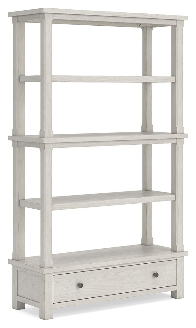 Robbinsdale - Antique White - Bookcase - Hornell Furniture Outlet