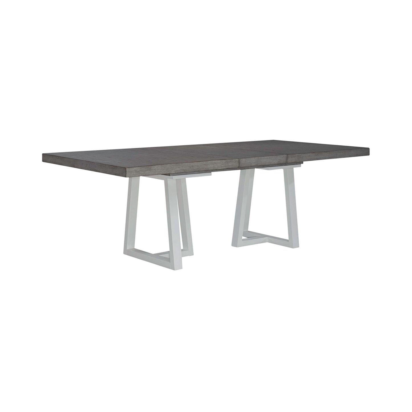 Palmetto Heights - Alternate 7 Piece Double Pedestal Table Set - Dark Gray - Hornell Furniture Outlet