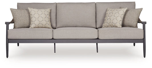 Ocean Beach - Sofa With Cushion - Gray - Hornell Furniture Outlet