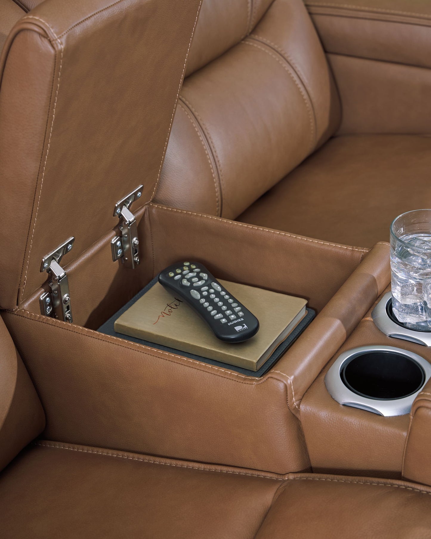 Knightington - Power Reclining Loveseat With Audio Seating - Hornell Furniture Outlet