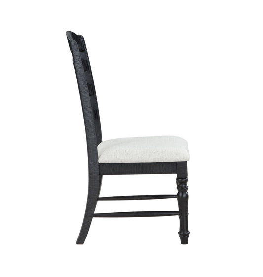 Odessa - Side Chair (Set of 2) - Black - Hornell Furniture Outlet