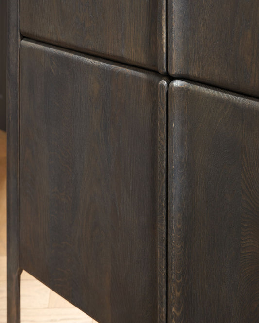 Orsonal - Espresso Brown - Accent Cabinet - Hornell Furniture Outlet