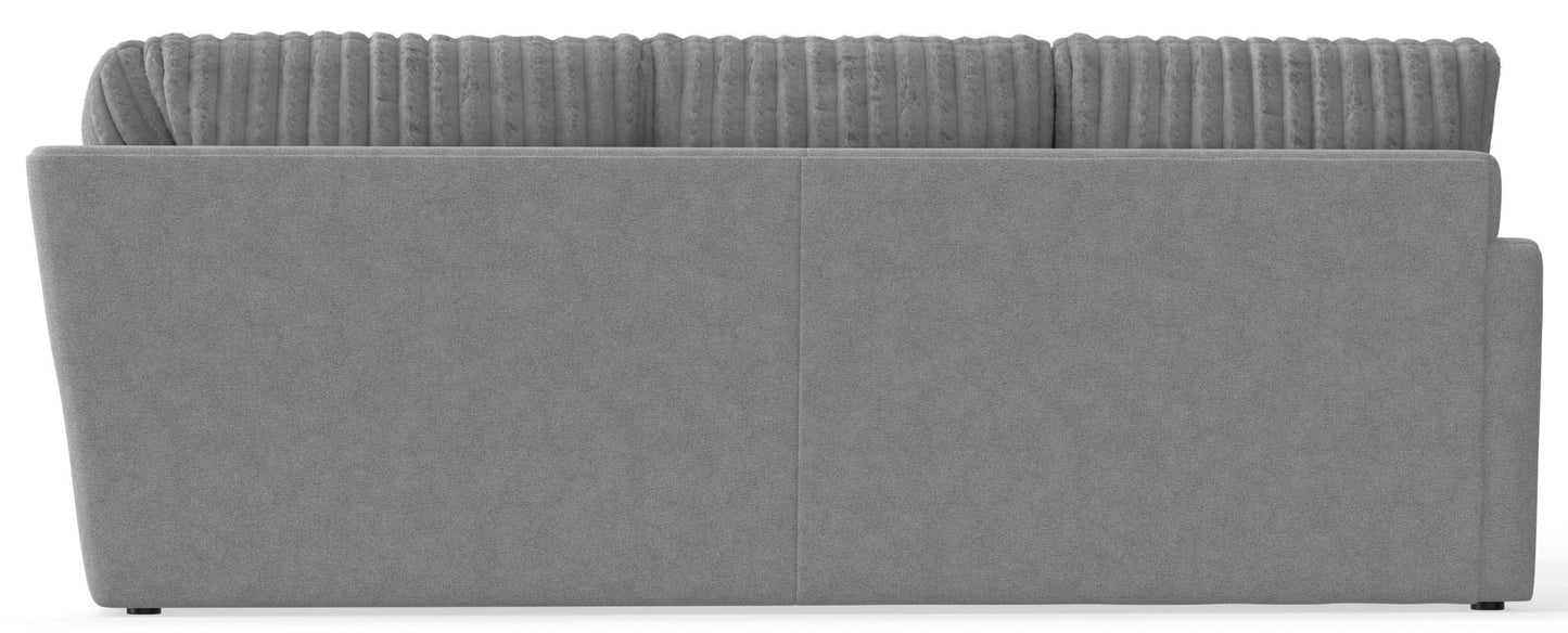 Titan - Sectional With Comfort Coil Seating, Cocktail Ottoman And Accent Pillows Included - Hornell Furniture Outlet
