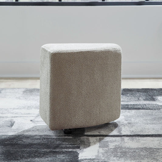 Capri - Upholstered Ottomans (Set of 2) - Brown - Hornell Furniture Outlet