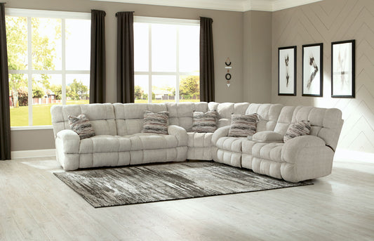 Ashland - Reclining Sectional With 4 Lay Flat Reclining Seats - Hornell Furniture Outlet