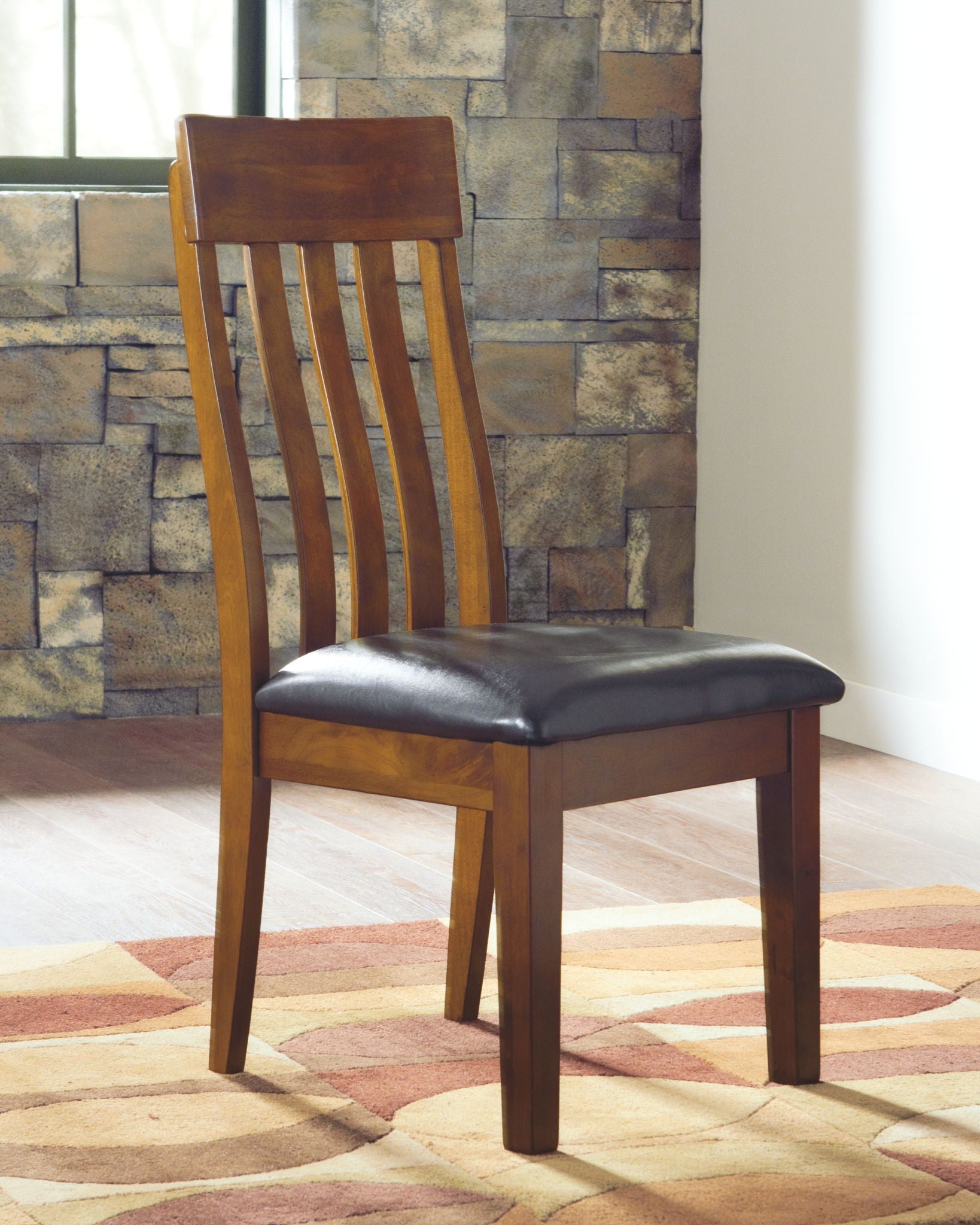 Ralene - Medium Brown - Dining UPH Side Chair (Set of 2) - Hornell Furniture Outlet