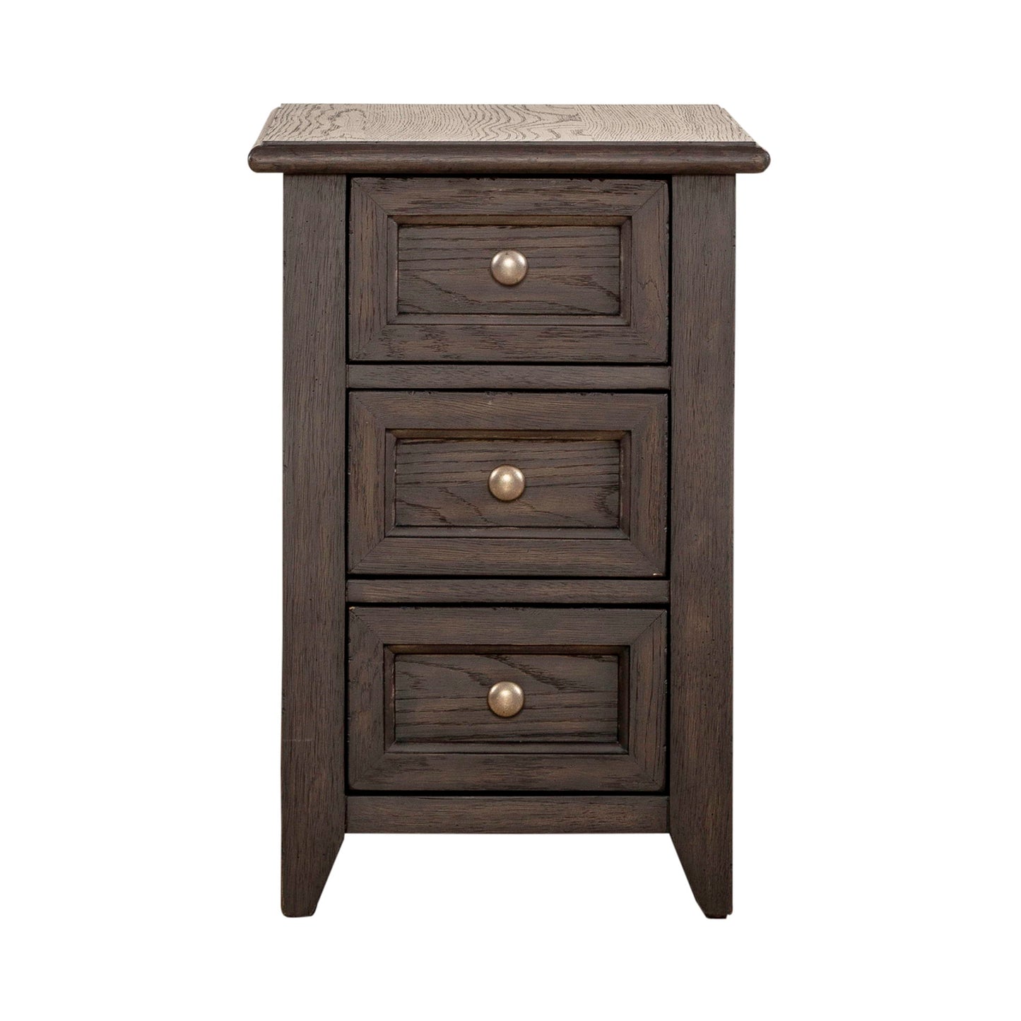 Mill Creek - Chair Side Table - Dark Brown - Hornell Furniture Outlet