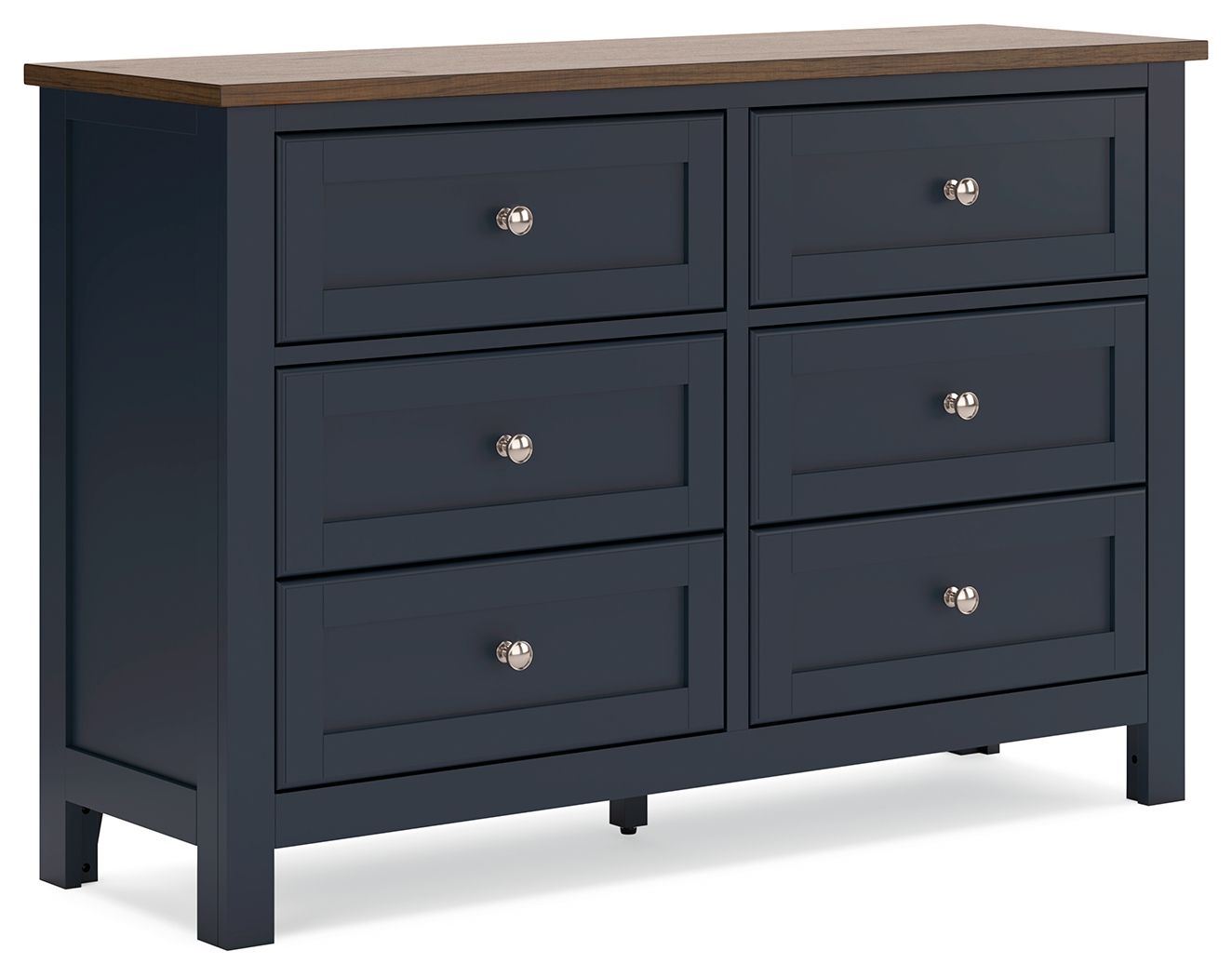 Landocken - Brown / Blue - Dresser - Hornell Furniture Outlet