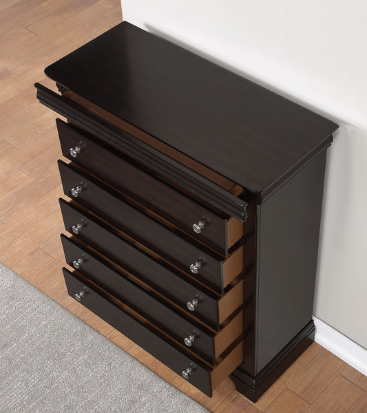 Dominique - Chest - Dark Brown - Hornell Furniture Outlet