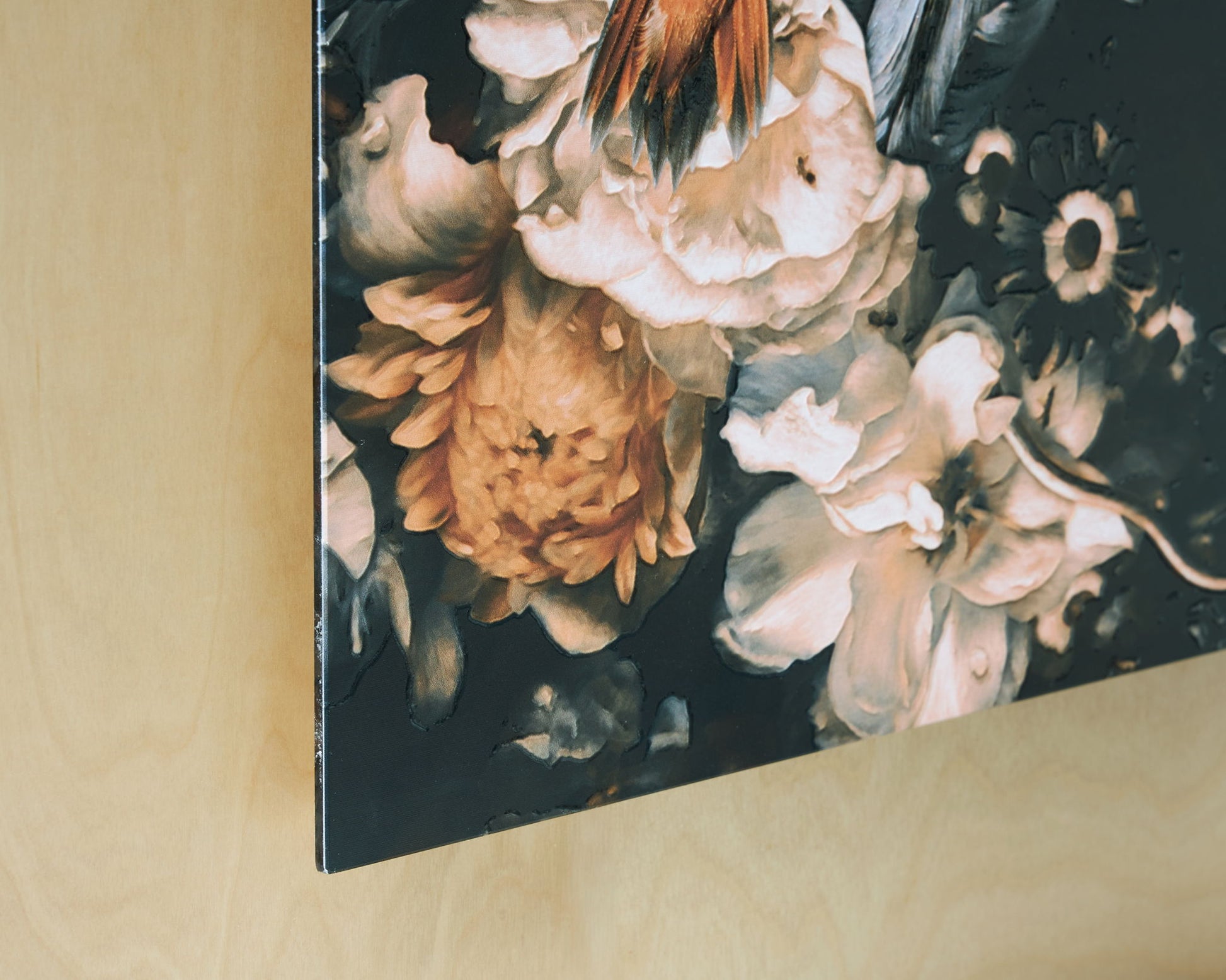 Valfer - Orange / Black / White - Wall Art - Hornell Furniture Outlet