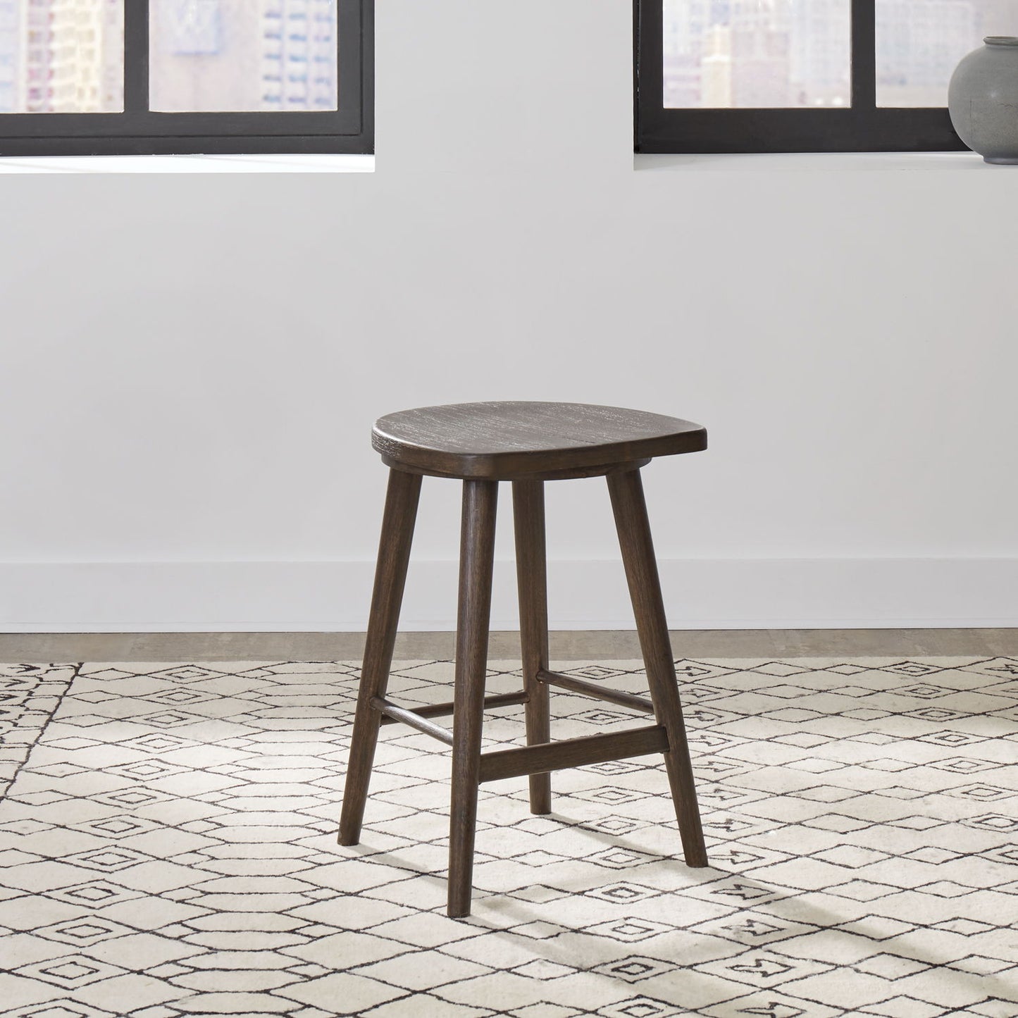 City View - Console Stool (RTA) - Coffee Bean - Hornell Furniture Outlet