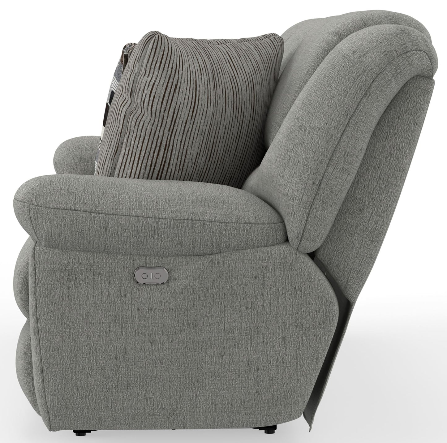 Trifecta - Sofa With 3 Recliners and Drop Down Table - Hornell Furniture Outlet