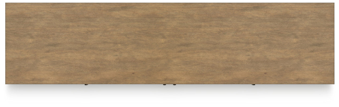 Torlanta - Brown - Extra Large TV Stand - Hornell Furniture Outlet