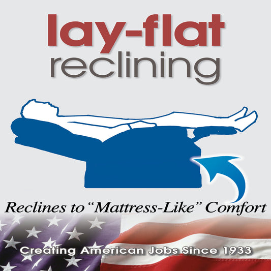 Wembley - Italian Leather Match Lay Flat Recliner - Chocolate