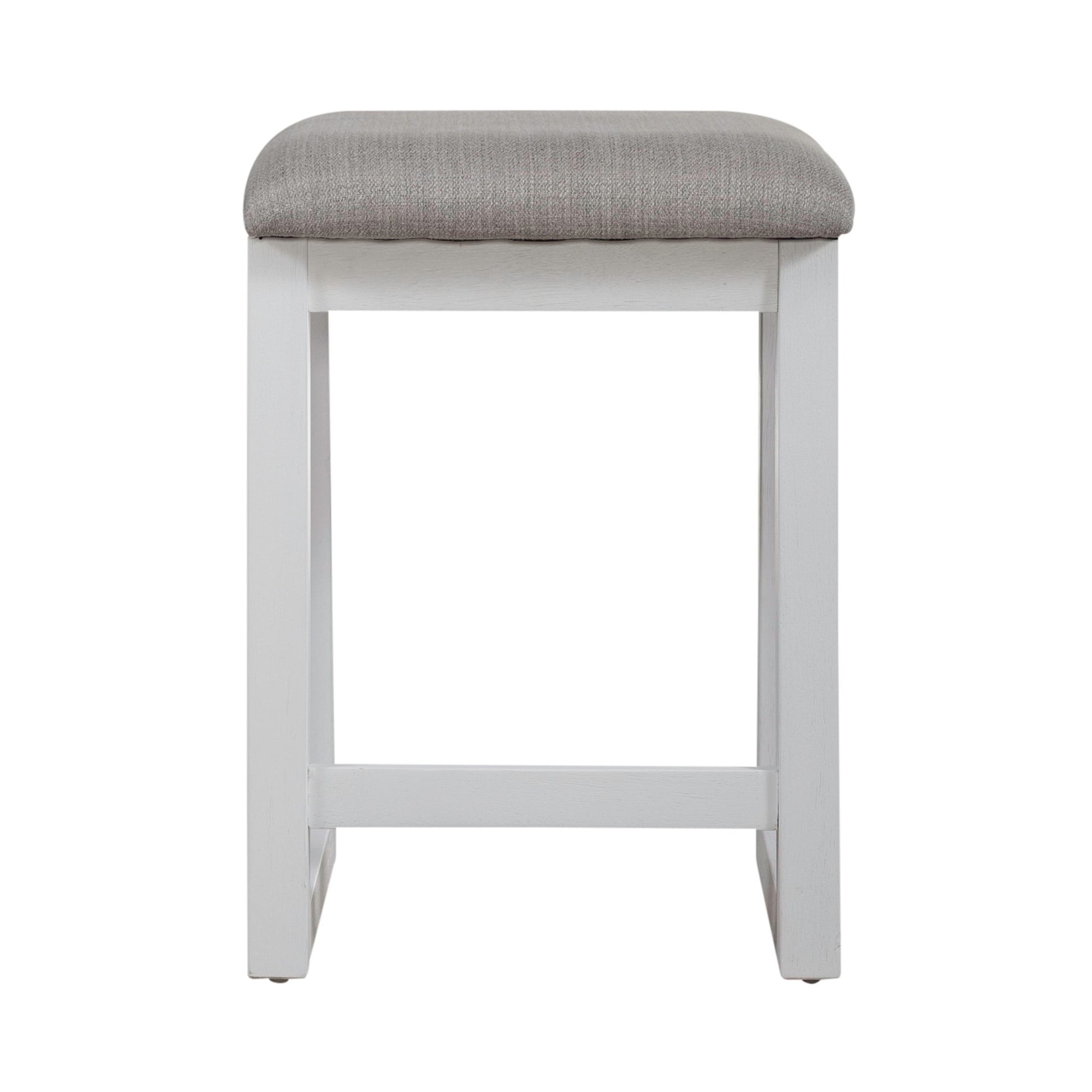 Palmetto Heights - Upholstered Console Stool - White - Hornell Furniture Outlet