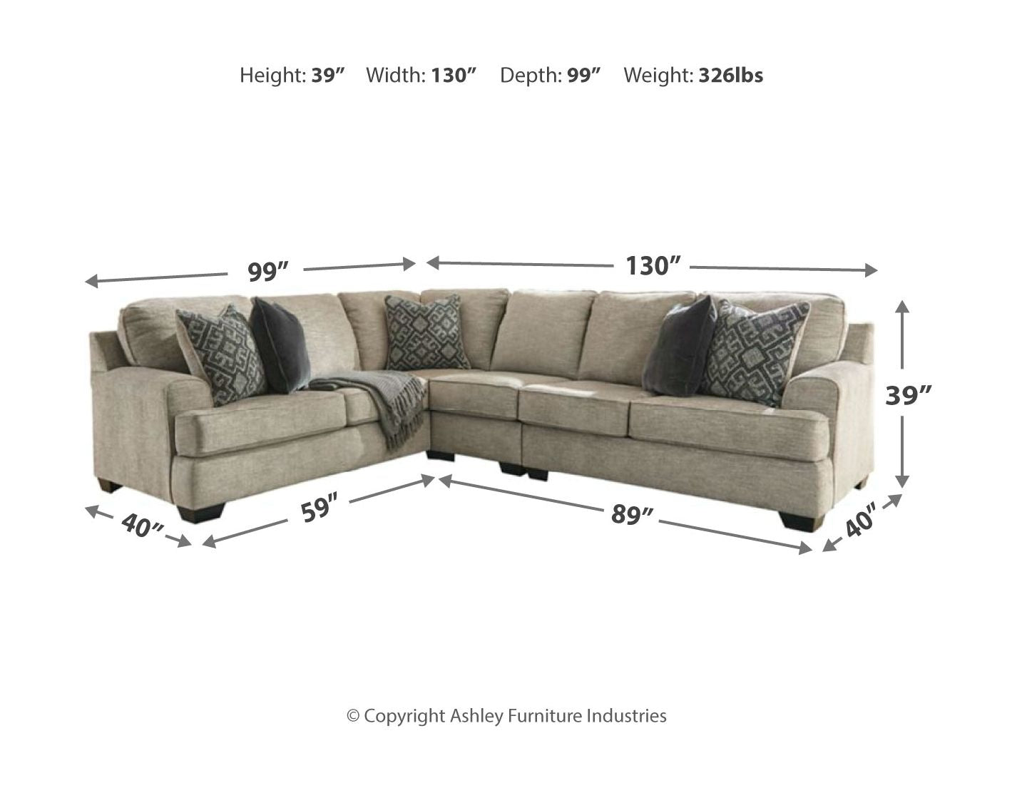 Bovarian - Sectional Set - Hornell Furniture Outlet