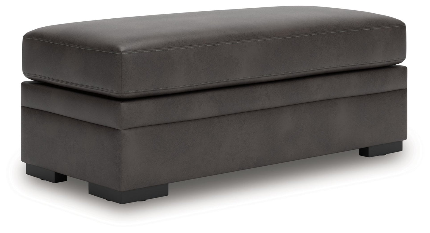 Lofton - Pike - Shadow - Oversized Accent Ottoman - Hornell Furniture Outlet