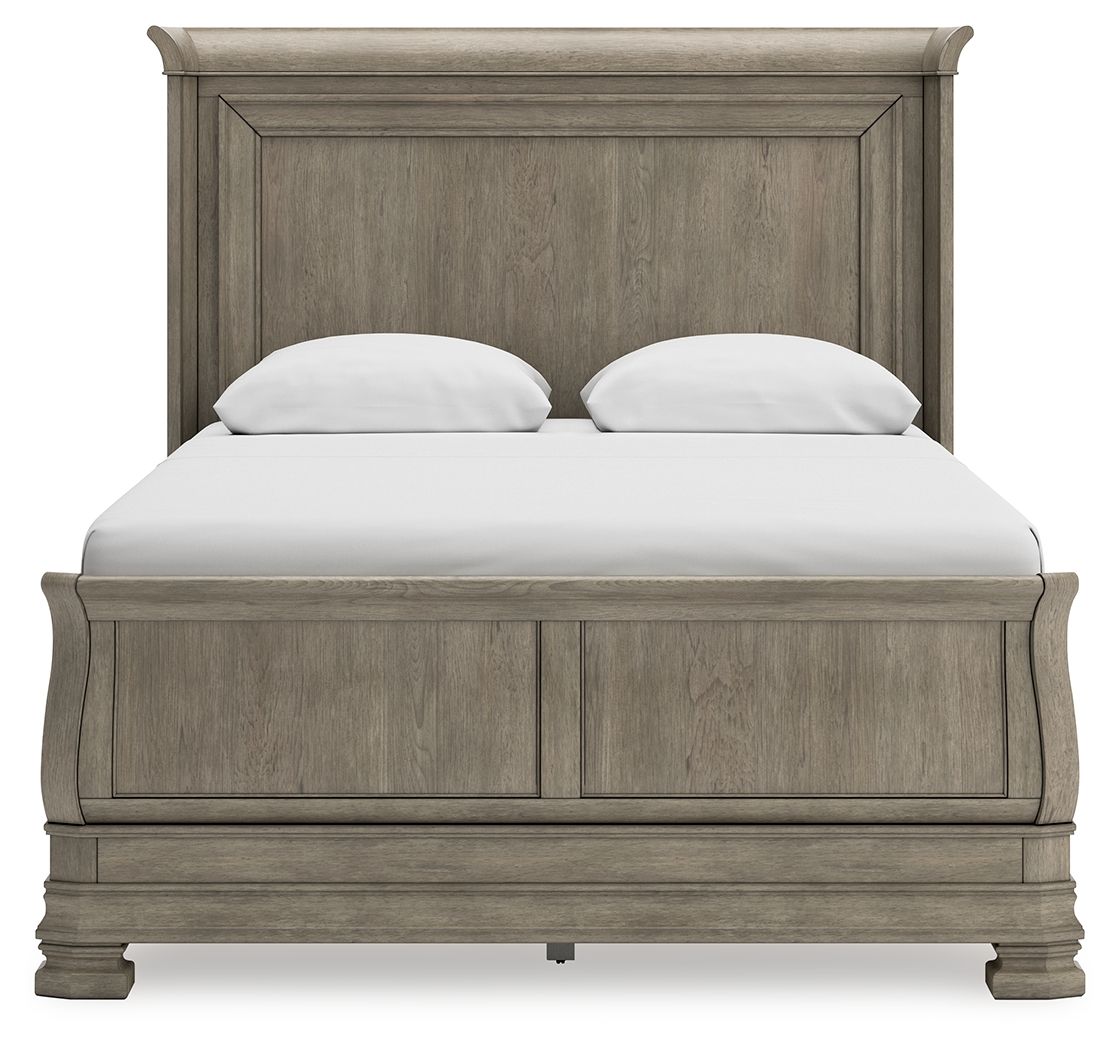 Lexorne - Sleigh Bed - Hornell Furniture Outlet