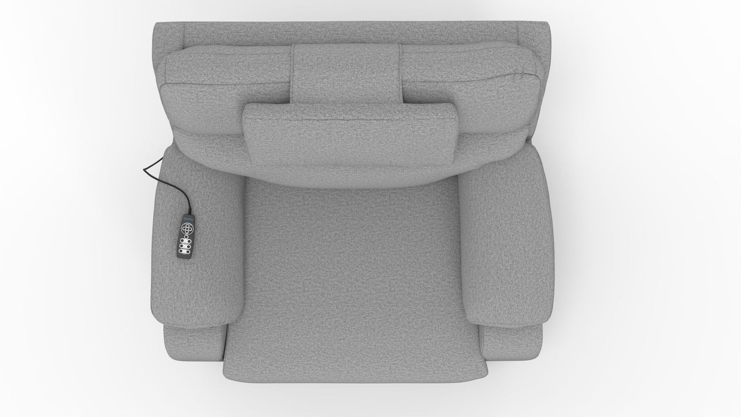 Dreamtime - 48" Power Headrest Power Lay Flat Recliner With CR3 Heat/Massage/Zero Gravity - Hornell Furniture Outlet