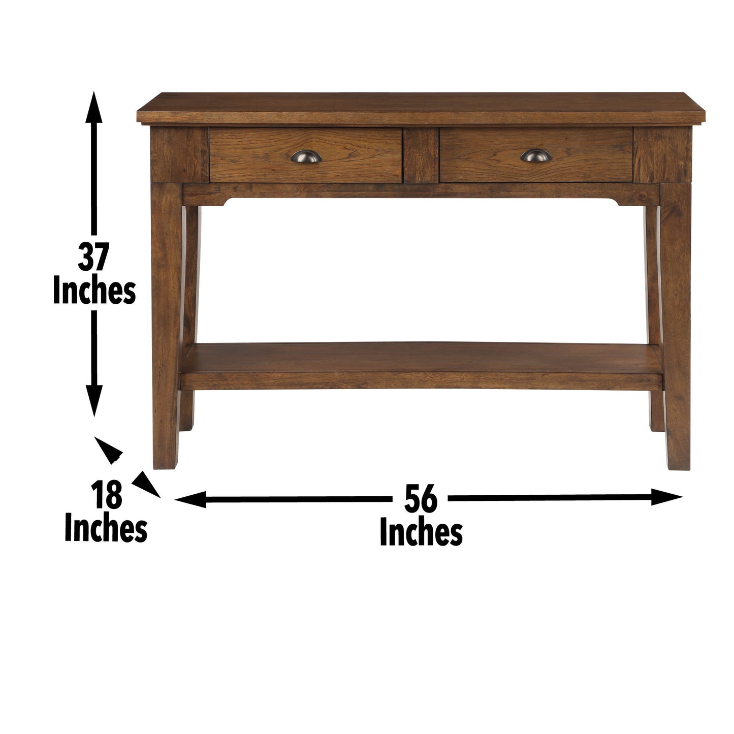 Ora - Serving Table - Brown - Hornell Furniture Outlet