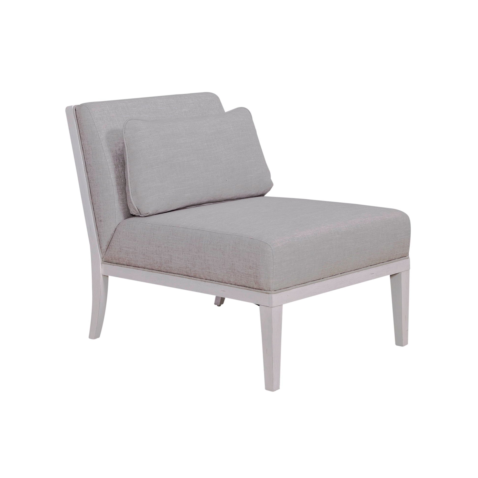 Allyson Park - Upholstered Accent Chair - Wirebrushed White - Hornell Furniture Outlet