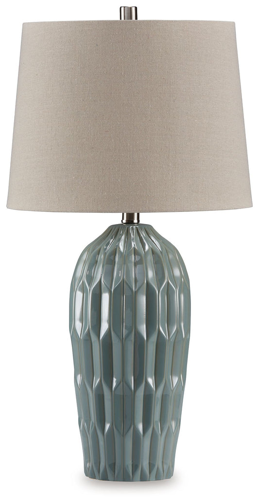 Hadbury - Ceramic Table Lamp (Set of 2) - Hornell Furniture Outlet