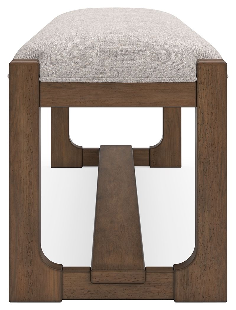 Cabalynn - Oatmeal / Light Brown - Large Uph Dining Room Bench - Hornell Furniture Outlet