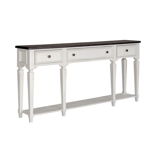 Allyson Park - Hall Table - White - Hornell Furniture Outlet