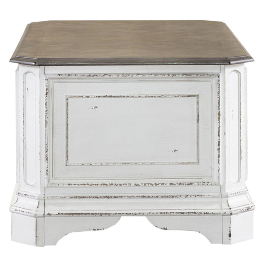 Magnolia Manor - Storage Trunk - White - Hornell Furniture Outlet
