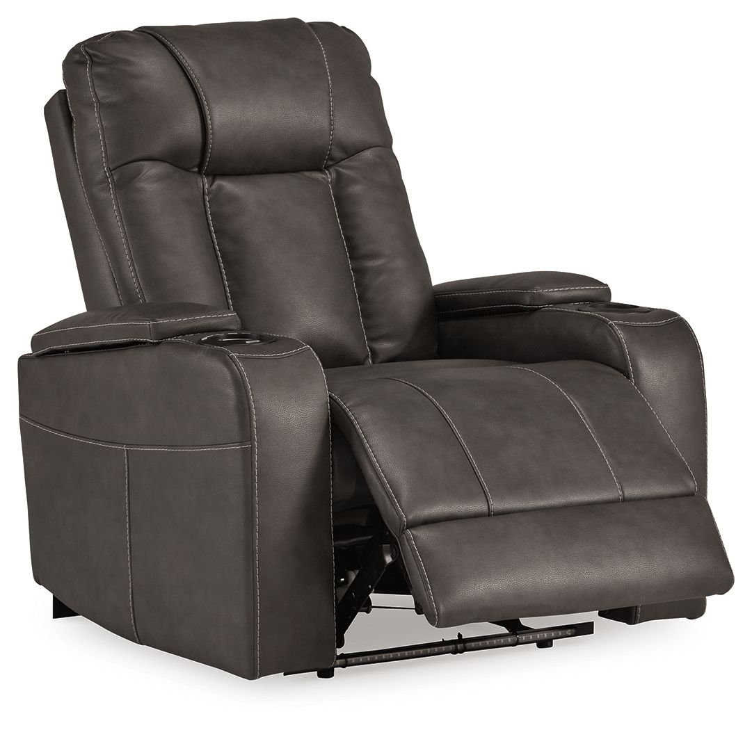 Feazada - Power Recliner With Adj Headrest - Hornell Furniture Outlet
