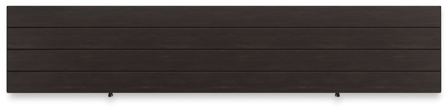 Darborn - Gray / Brown - XL TV Stand W/Fireplace Option - Hornell Furniture Outlet