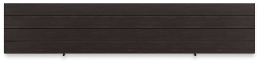 Darborn - Gray / Brown - 88" TV Stand With Electric Infrared Fireplace Insert - Hornell Furniture Outlet