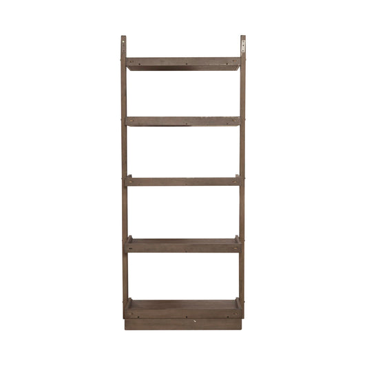 Americana Farmhouse - Leaning Pier Bookcase - Light Brown - Hornell Furniture Outlet