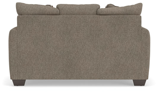 Triston - Peaks - Loveseat - Suede - Hornell Furniture Outlet