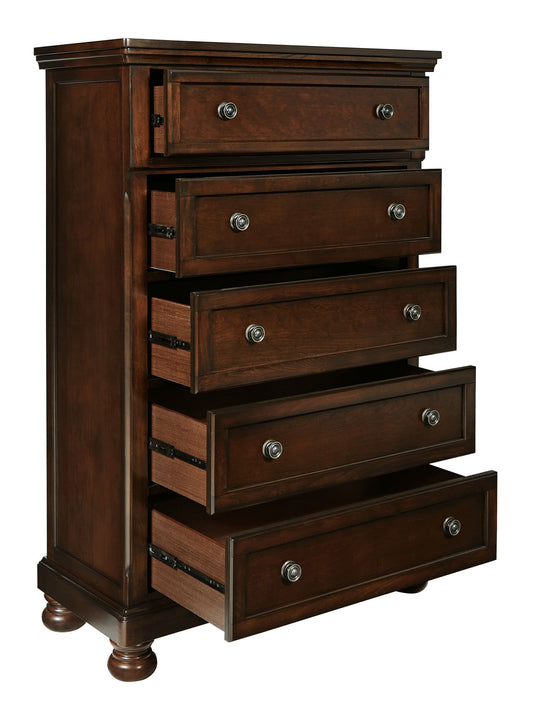 Porter - Rustic Brown - Chest - Hornell Furniture Outlet