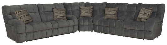 Ashland - Reclining Sectional With 4 Lay Flat Reclining Seats - Hornell Furniture Outlet