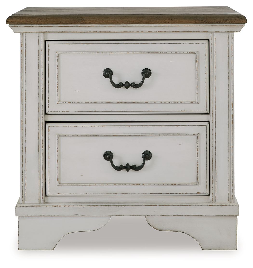 Blendon - Two - tone - Two Drawer Night Stand - Hornell Furniture Outlet