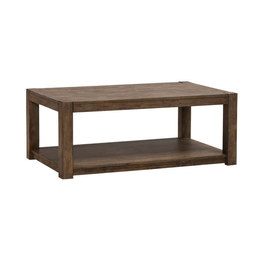 Broadmore - Rectangular Cocktail Table - Brown - Hornell Furniture Outlet