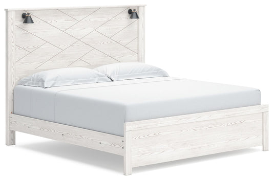 Gerridan - Panel Bedroom Set With Sconces - Hornell Furniture Outlet