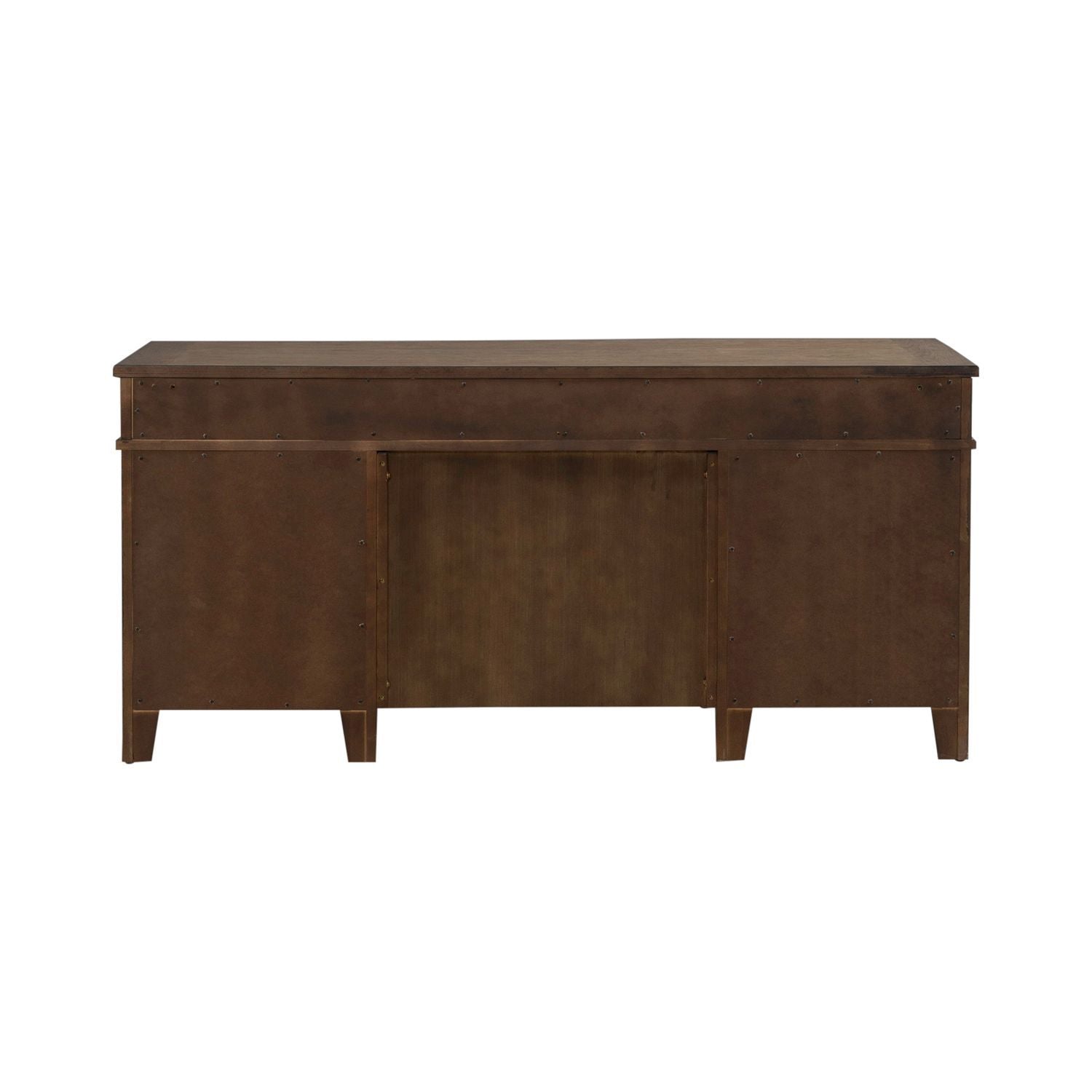 Carolina Park - Jr Executive Credenza - Brown - Hornell Furniture Outlet
