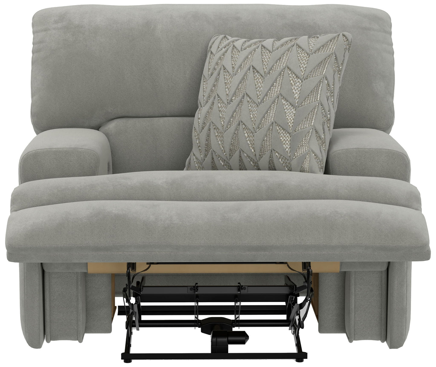 Renaldo - Power Recliner With Zero Gravity Recline - Stone - Hornell Furniture Outlet