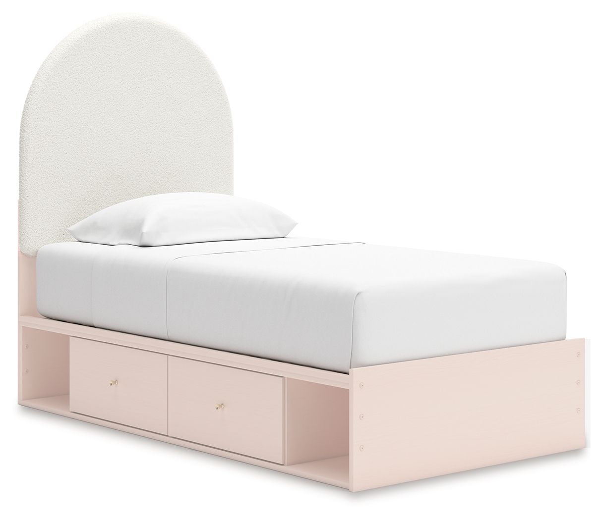 Wistenpine - Upholstered Panel Bed With Storage - Hornell Furniture Outlet