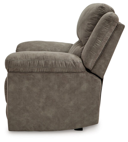 Laresview - Fossil - Zero Wall Wide Seat Recliner - Hornell Furniture Outlet