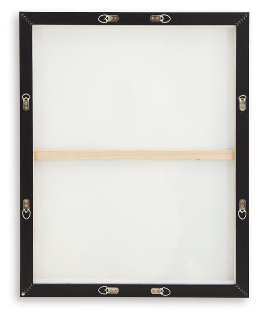 Caldish - Blue / White / Pink - Wall Art Set (Set of 2) - Hornell Furniture Outlet