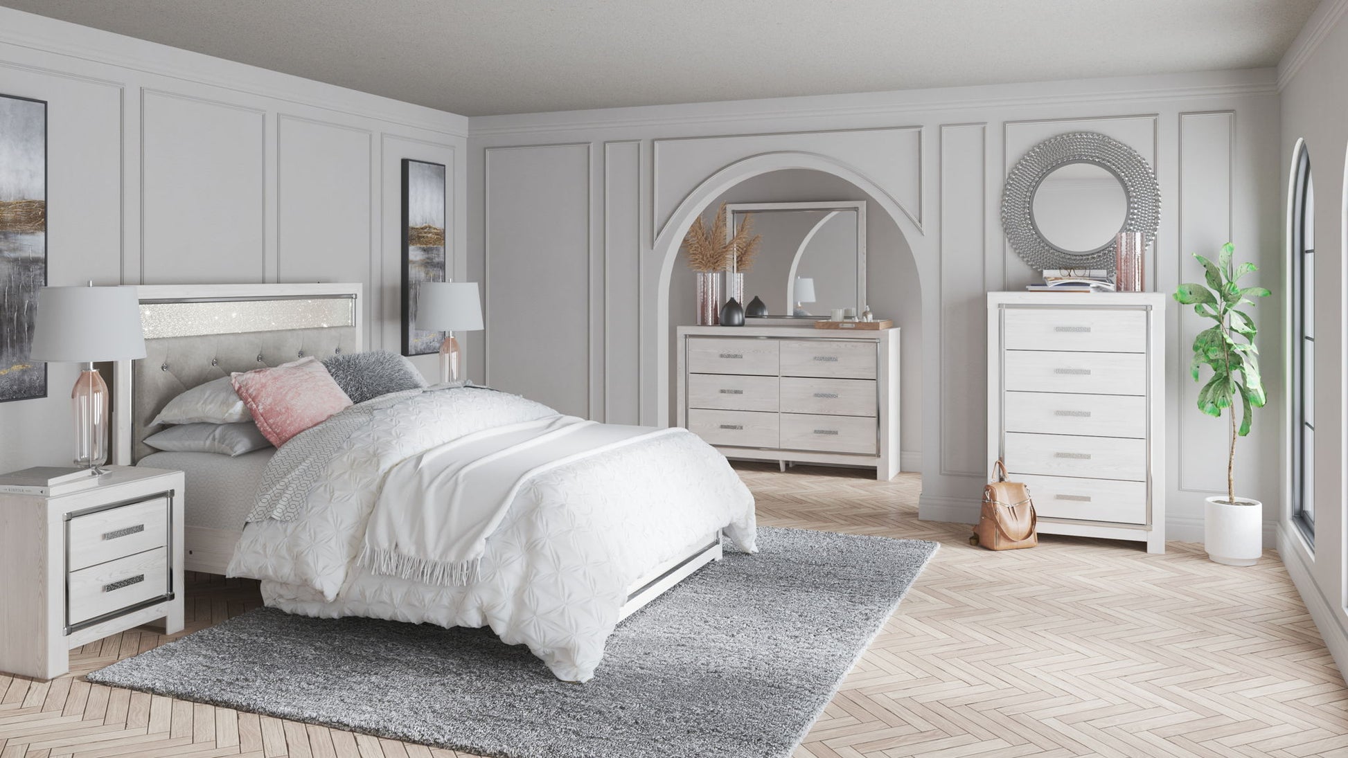 Altyra - Panel Bedroom Set - Hornell Furniture Outlet