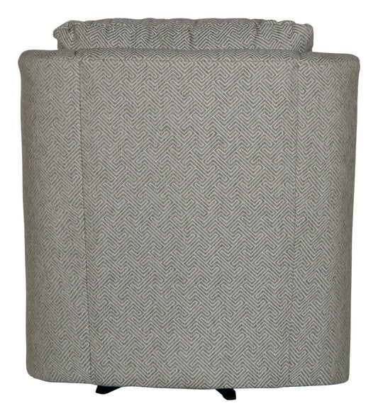 Zeller - Swivel Chair - Sandstone - Hornell Furniture Outlet