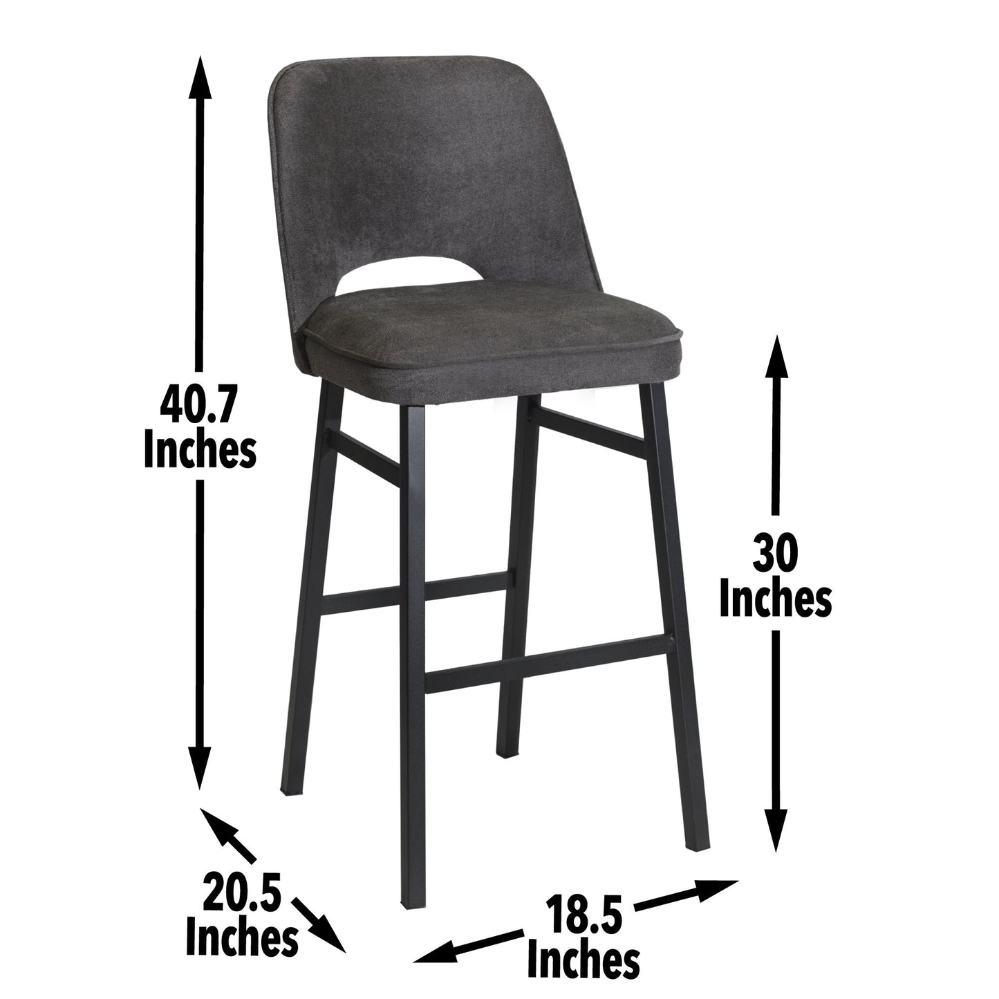 Sarah - Barstool - Brown - Hornell Furniture Outlet