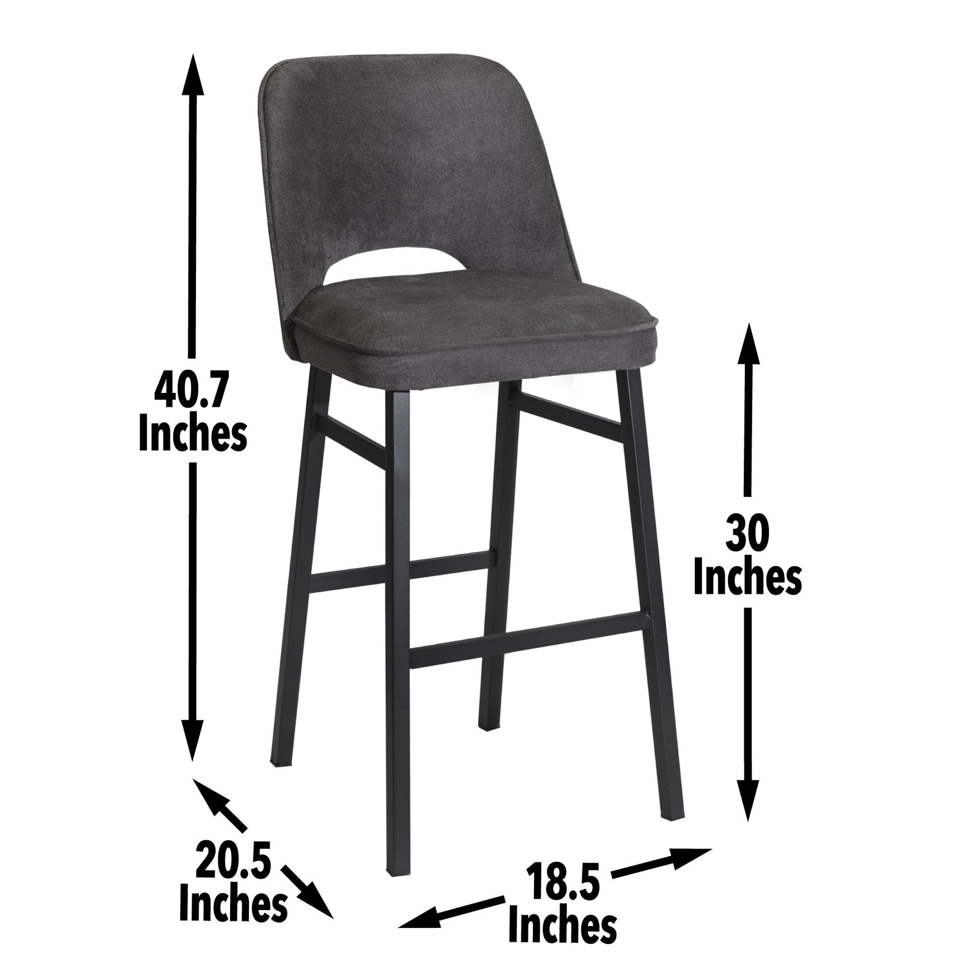 Sarah - Barstool - Brown - Hornell Furniture Outlet